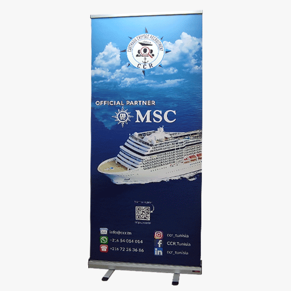 RollUp 85 cm x 200 cm + visuel – Image 2